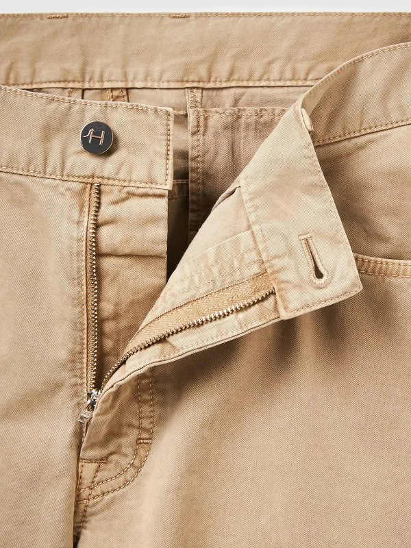 Hiltl Kum Beji 5 Cep Gabardin Yıkamalı Regular Fit Pamuk Elastane Pantolon - 5