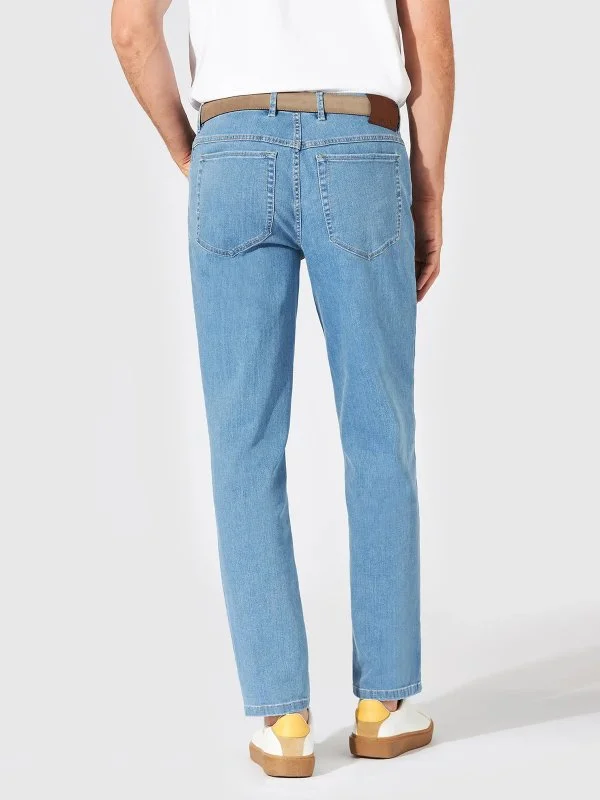 Hiltl Mavi 5 Cep İnce Regular Fit Pamuk Elastane Denim Pantolon - 2