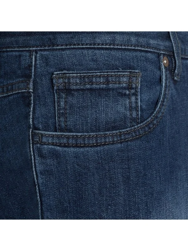Hiltl Mavi Yıkamalı Pamuk Elastan 5 Cep Regular Fit Denim Erkek Pantolon - 2