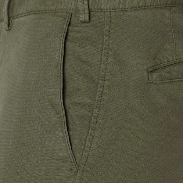 Hiltl Rugged Motion Coton Elastane Yeşil Stretch Tiago Chino Slim Fit Pantolon - 3