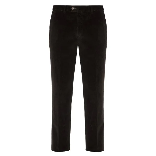 Hiltl Supima Cord Pamuk Ördek Başı Yeşili Chino Pantolon - 1