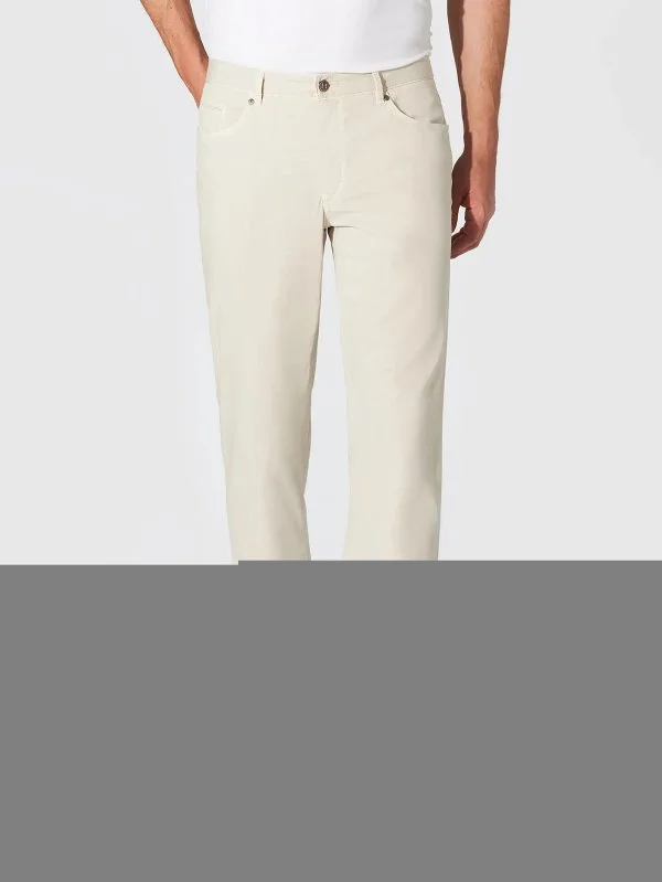 Hiltl Taş Rengi 5 Cep Gabardin Yıkamalı Regular Fit Pamuk Pantolon - 1