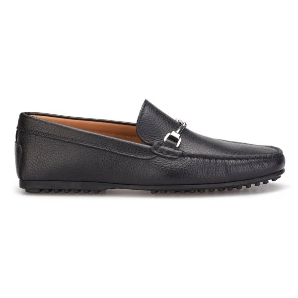 Patrizio Dolci Siyah Deri Tokalı Ayakkabı - 2
