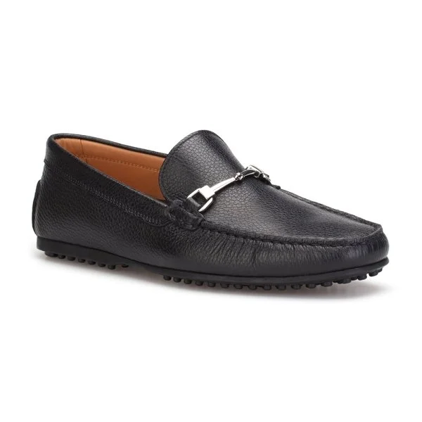 Patrizio Dolci Siyah Deri Tokalı Ayakkabı - 1