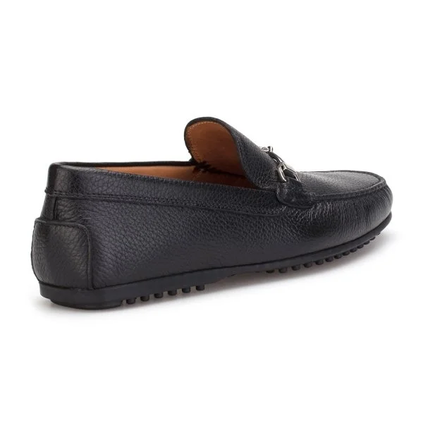 Patrizio Dolci Siyah Deri Tokalı Ayakkabı - 3