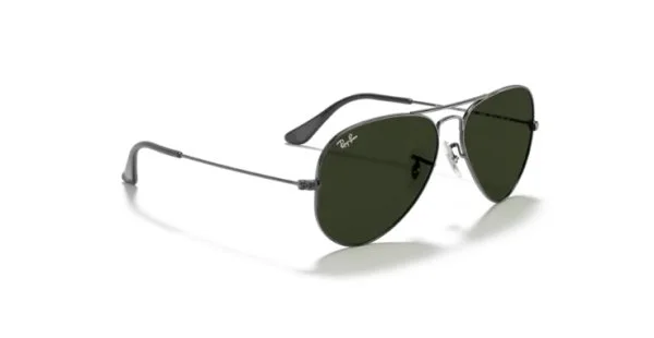 Ray-Ban Aviator Large Metal Gunmetal Güneş Gözlüğü - 4