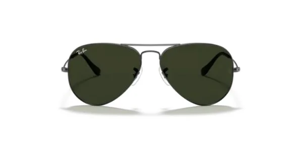 Ray-Ban Aviator Large Metal Gunmetal Güneş Gözlüğü - 5