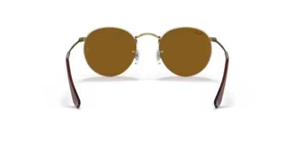 Ray-Ban Round Metal Antique Gold Güneş Gözlüğü - 3