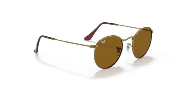 Ray-Ban Round Metal Antique Gold Güneş Gözlüğü - 4