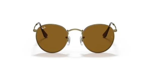 Ray-Ban Round Metal Antique Gold Güneş Gözlüğü - 5