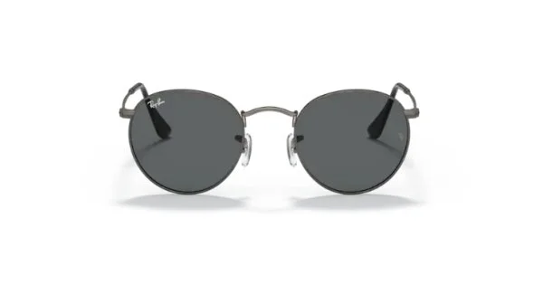 Ray-Ban Round Metal Antique Gunmetal Güneş Gözlüğü - 5