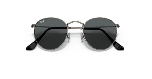 Ray-Ban Round Metal Antique Gunmetal Güneş Gözlüğü - 6