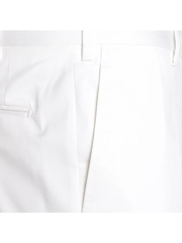 Sartoria Latorre Chino Beyaz Pamuk Elastan Pantolon - 2