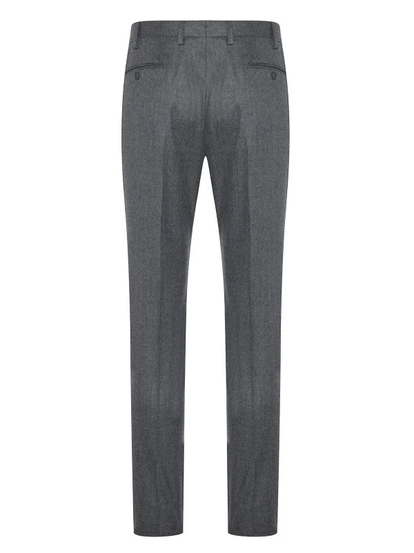 Sartoria Latorre Gri Yün Flanel Pantolon - 3