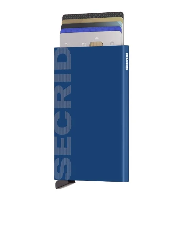 Secrid Cardprotector Laser Logo Blue Wallet - 2