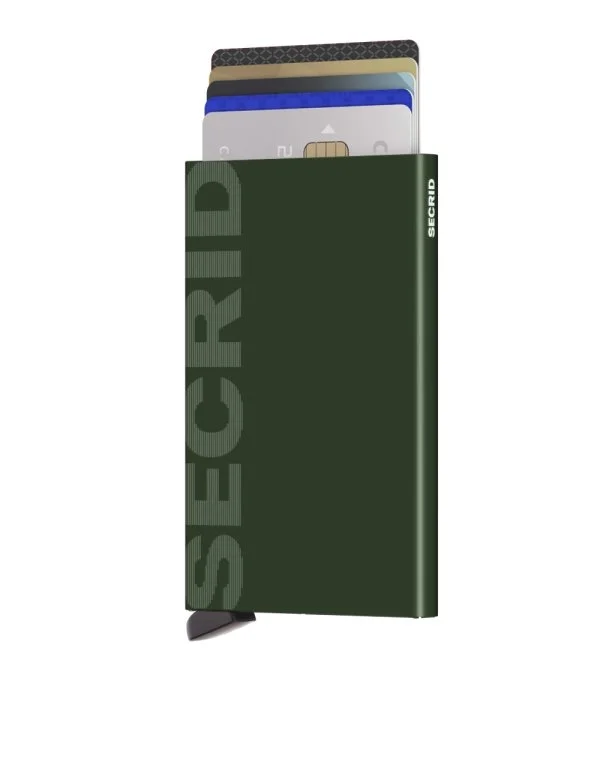Secrid Cardprotector Laser Logo Green Cüzdan - 2