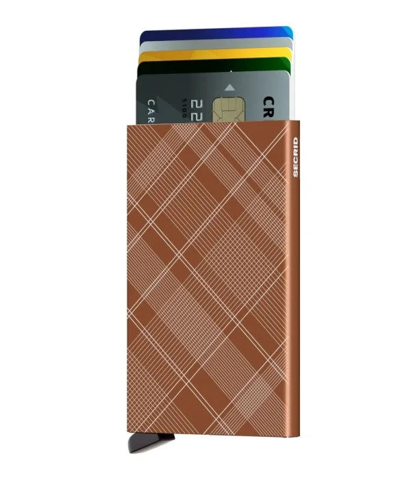 Secrid Cardprotector Laser Tartan Rust Cüzdan - 2