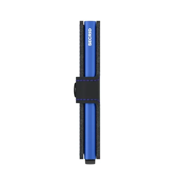 Secrid Miniwallet Matte Black Blue Cüzdan - 5