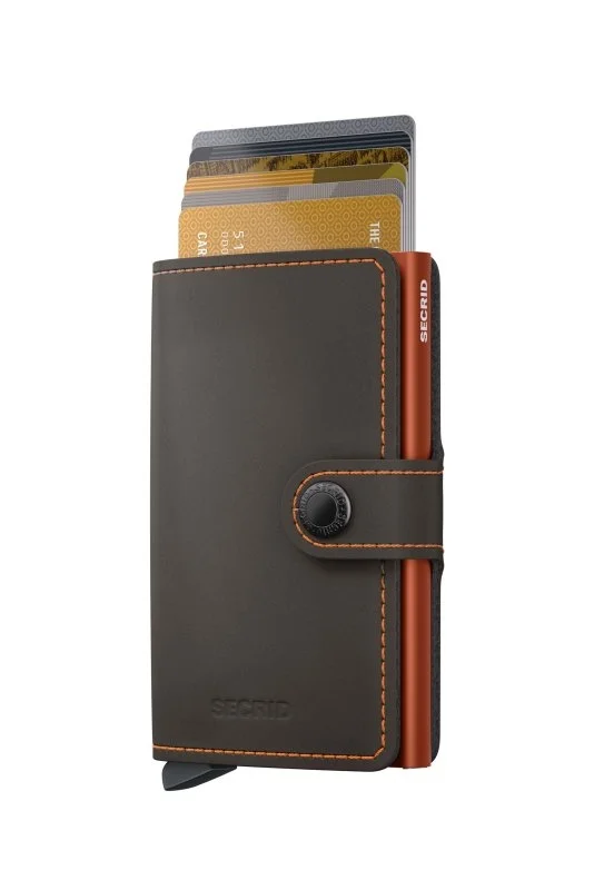 Secrid Miniwallet Matte Truffle Orange Cüzdan - 1