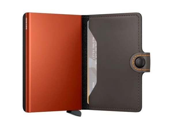 Secrid Miniwallet Matte Truffle Orange Cüzdan - 2