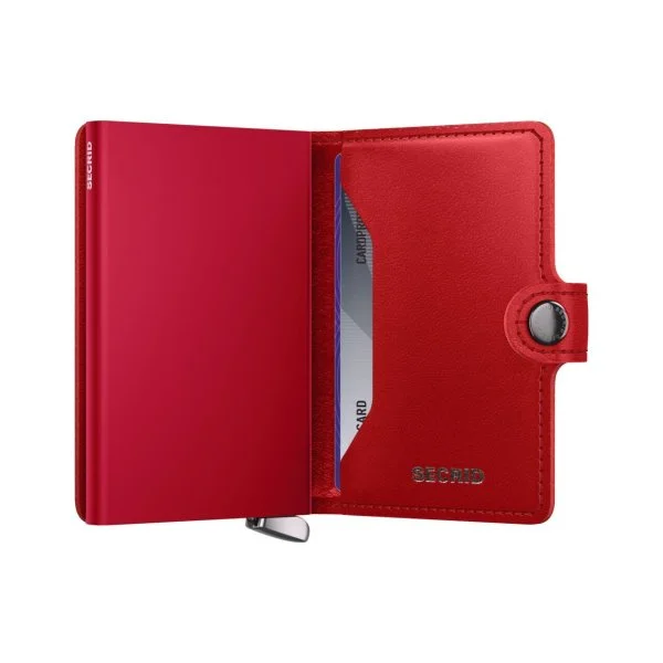 Secrid Premium Miniwallet Emboss Diamond Red Cüzdan - 4