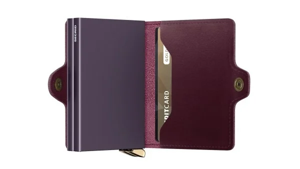 Secrid Premium Twinwallet Dusk Bordeaux Cüzdan - 4