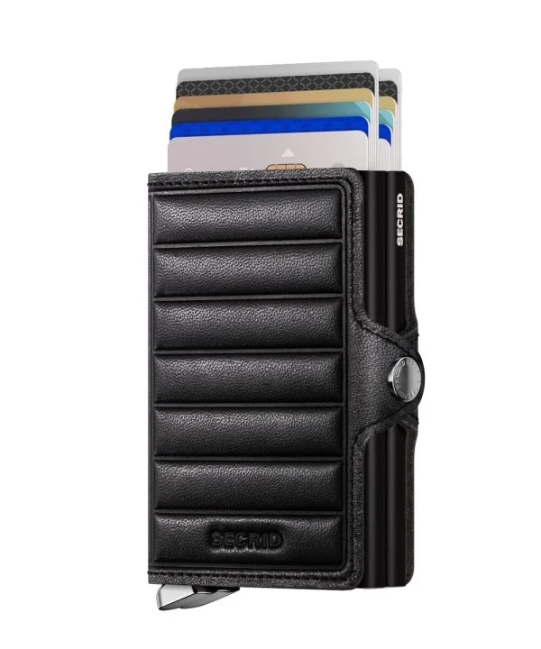 Secrid Premium Twinwallet Emboss Lines Black Cüzdan - 1