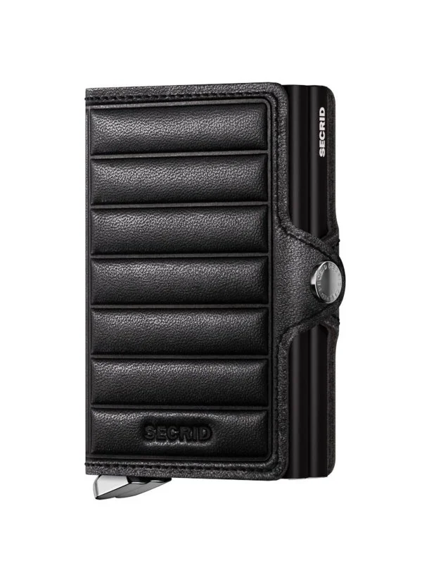 Secrid Premium Twinwallet Emboss Lines Black Cüzdan - 3