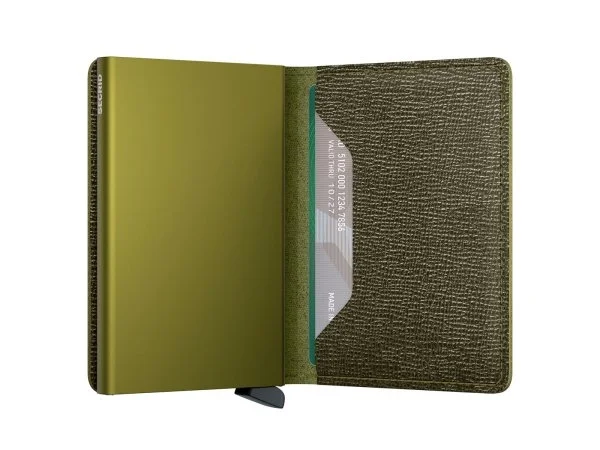 Secrid Slimwallet Crisple Kelp Cüzdan - 2