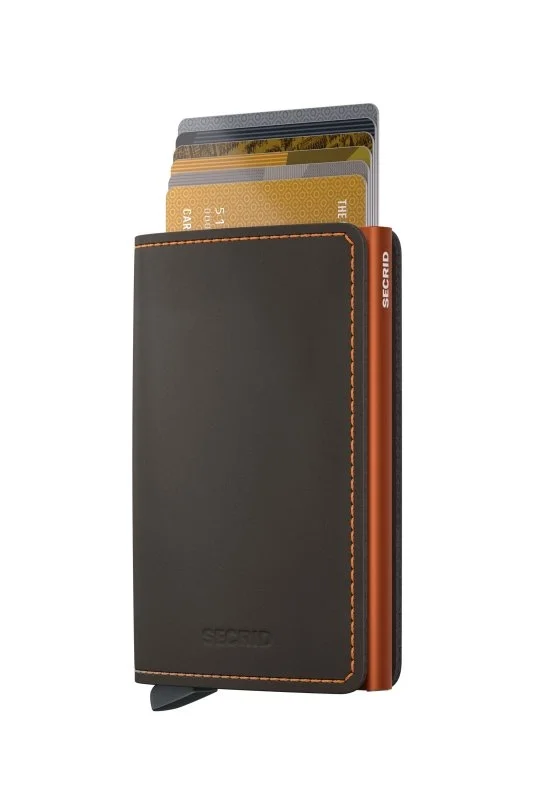 Secrid Slimwallet Matte Truffle Orange Cüzdan - 1