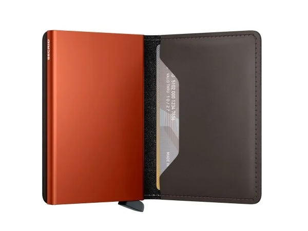 Secrid Slimwallet Matte Truffle Orange Cüzdan - 2