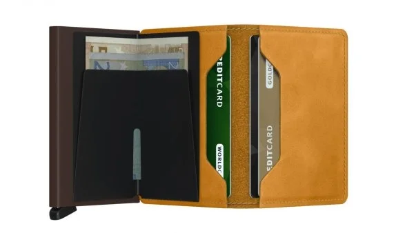 Secrid Slimwallet Vintage Ochre Wallet - 3