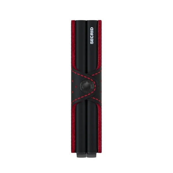 Secrid Twinwallet Perforated Black Red Cüzdan - 5
