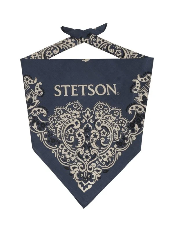 Stetson Bandana Pamuk Lacivert Mendil - 1