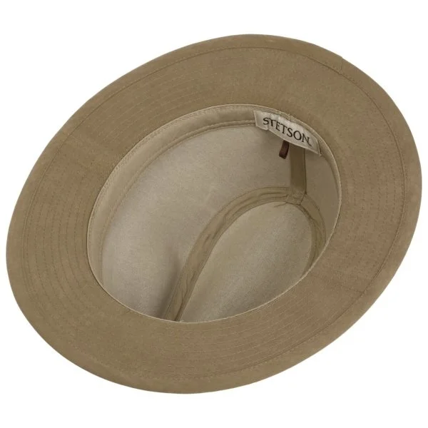Stetson Bej Rengi Traveller Waxed Cotton Uv Protection Water Repellent Şapka - 2