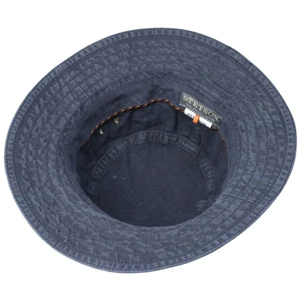 Stetson Bucket Delave Organic Cotton UV Korumalı Lacivert Pamuk Şapka - 3