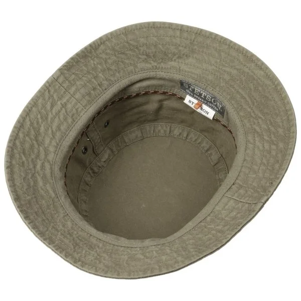 Stetson Haki Bucket Delave Organic Cotton Uv Protection Pamuk Şapka - 3