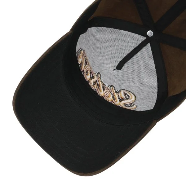 Stetson Kahverengi Trucker Cap Oily Goat Suede Ayarlanabilir Şapka - 4