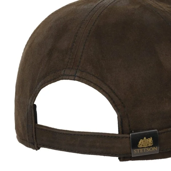 Stetson Kahverengi Trucker Cap Oily Goat Suede Ayarlanabilir Şapka - 5