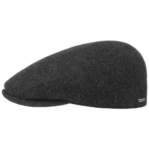 Stetson Kent Yün Kaşmir Antrasit Kulaklıklı Kasket Şapka - 1