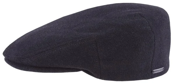 Stetson Kent Yün Kaşmir Lacivert Kulaklıklı Kasket Şapka - 1
