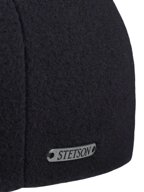 Stetson Kent Yün Kaşmir Lacivert Kulaklıklı Kasket Şapka - 6