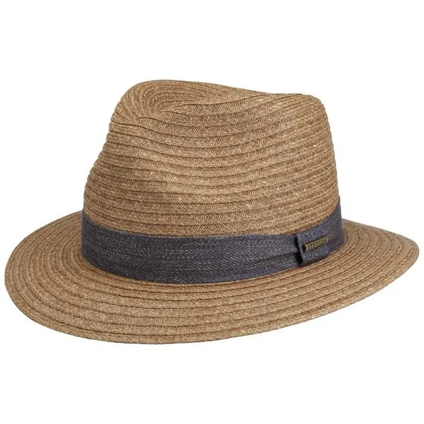 Stetson Koyu Bej Traveller Toyo Hasır Şapka - 1