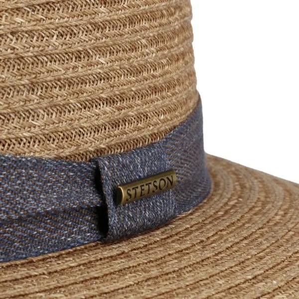 Stetson Koyu Bej Traveller Toyo Hasır Şapka - 3