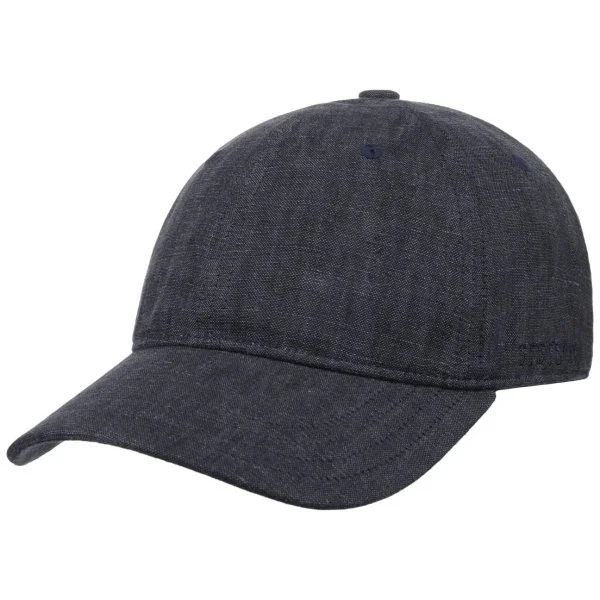 Stetson Lacivert Keten Baseball Cap Ayarlanabilir Şapka - 1
