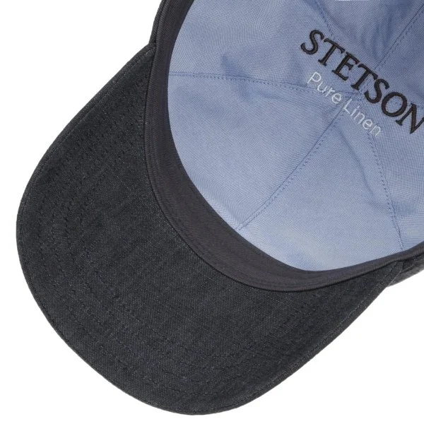 Stetson Lacivert Keten Baseball Cap Ayarlanabilir Şapka - 3