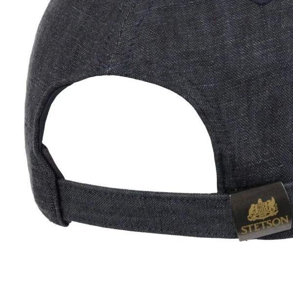 Stetson Lacivert Keten Baseball Cap Ayarlanabilir Şapka - 4