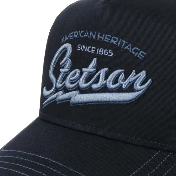 Stetson Lacivert Trucker Cap American Heritage Classic Cotton Ayarlanabilir Şapka - 4