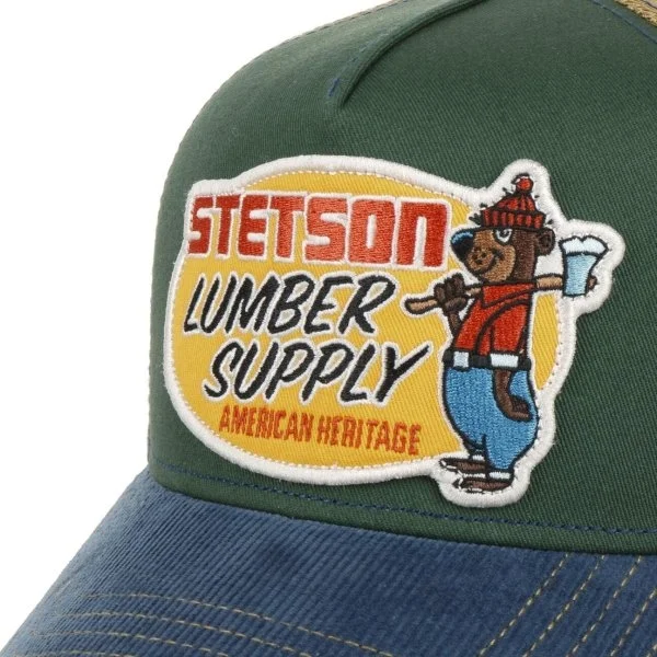 Stetson Renkli Trucker Cap Lumber Supply Cotton Ayarlanabilir Şapka - 4