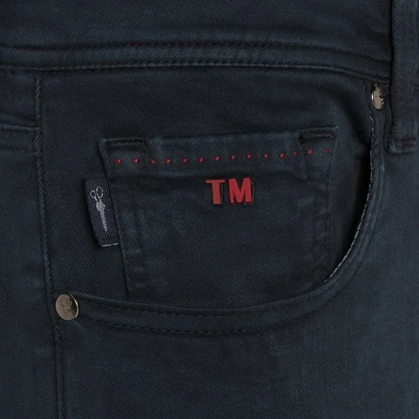 Tramarossa 5 Cep Eskitilmiş Lacivert Denim Regular Fit Pantolon - 3